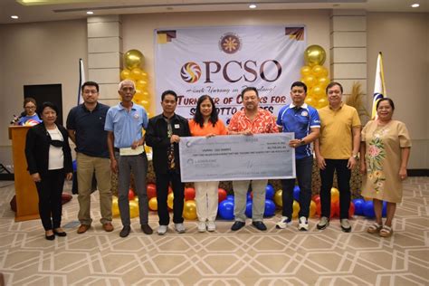 PCSO turns over P11.7M Lotto, STL shares to various LGUs in .